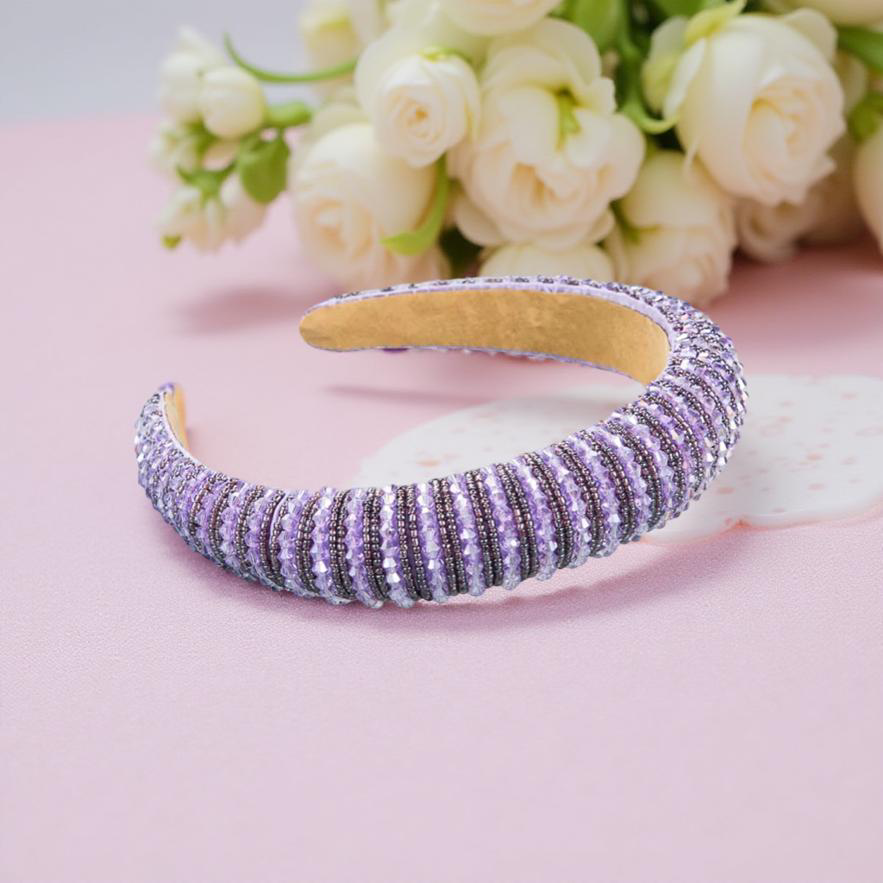 Beaded Crown Headband – Luxury Hair Accessory | The  display picture 1