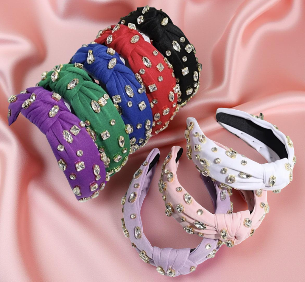 beautiful rhinestone headbands in every color