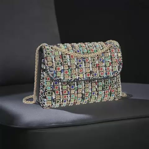 The Gilded Prism Clutch